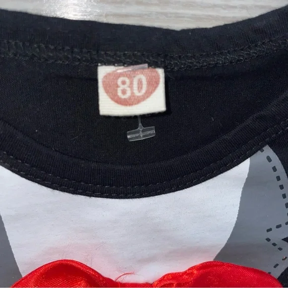 ⭐️3-6 Months Baby Boys Bow Tie Long sleeve Jumpsuit⭐️ - Picture 3 of 3